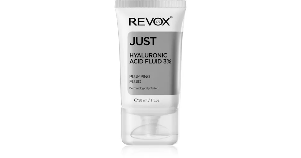 Expressz kézbesítés Revox B77JUST Hyaluronic Acid Fluid 3% gyengéd hidratáló fluid az arcra