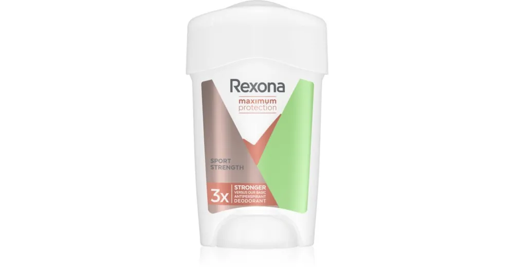 RexonaMaximum Protection Sport Strength krémes izzadásgátló az erőteljes izzadás ellen Újdonság