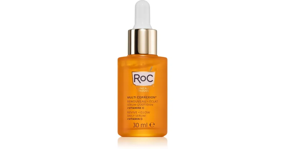 RoCMulti Correxion Revive + Glow bőrélénkítő szérum C-vitaminnal az arcra és a nyakra Szuper ajánlat