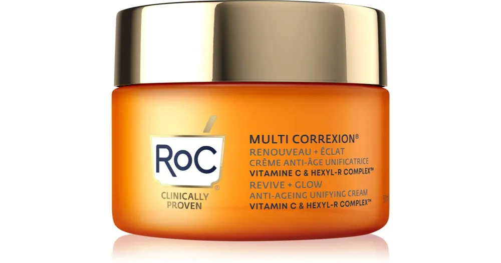 Exkluzív ajánlat RoCMulti Correxion Revive + Glow ránctalanító élénkítő krém C vitamin