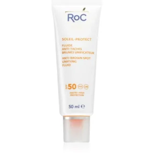 Szuper ajánlat RoCSoleil Protect Anti Brown Spots Unifying Fluid könnyű védőfolyadék a sötét foltok ellen SPF 50