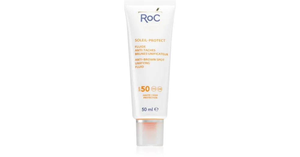 Szuper ajánlat RoCSoleil Protect Anti Brown Spots Unifying Fluid könnyű védőfolyadék a sötét foltok ellen SPF 50