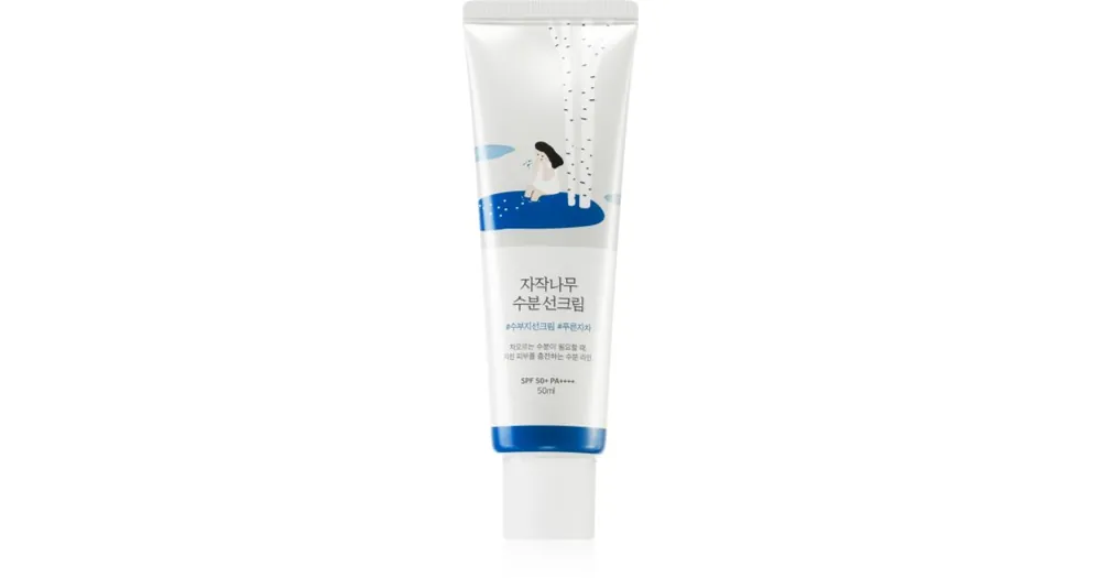 Expressz szállítás ROUND LABBirch Juice Moisturizing Sunscreen hidratáló és védő krém SPF 50+