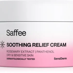 Bestseller SaffeeSensiDerm Soothing Relief Cream nyugtató arckrém száraz és érzékeny bőrre