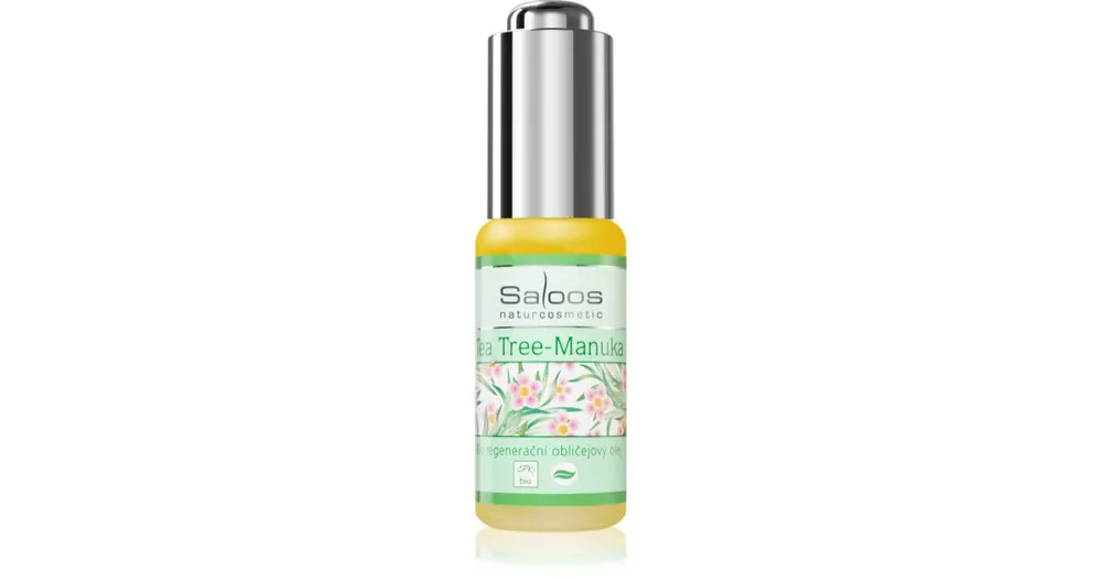 SaloosBio Skin Oils Tea Tree & Manuka nyugtató és regeneráló olaj az aknés bőrre Utolsó esély