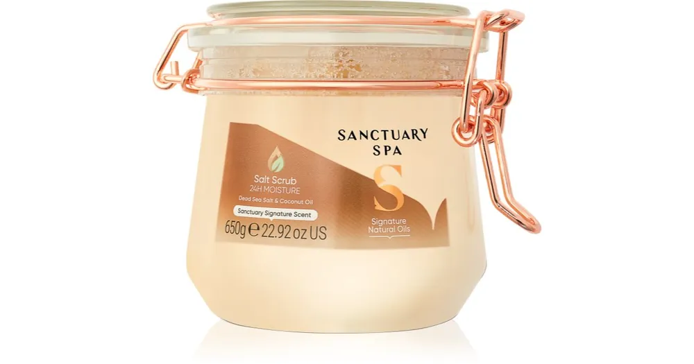 Nézd meg most Sanctuary SpaSignature Natural Oils só peeling a táplálásért és hidratálásért
