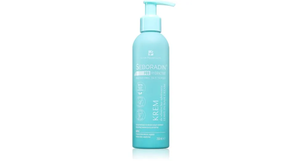 Kihagyhatatlan ajánlat SeboradinPRO HYDRACTIVE Leave-In Hair Cream öblítést nem igénylő krém száraz hajra