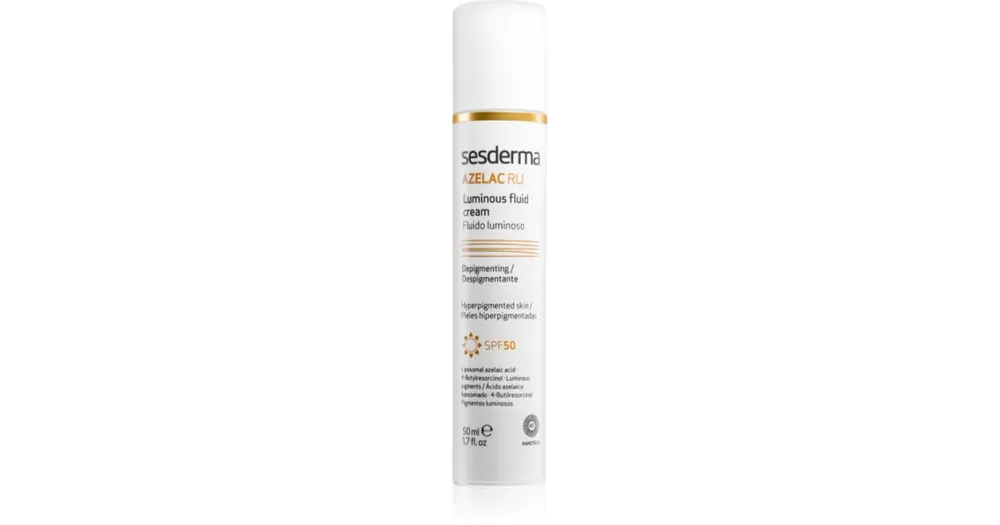 SesdermaAzelac RU Luminous Fluid Cream élénkítő fluid SPF 50 Bestseller