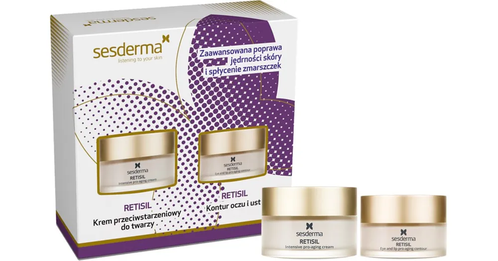 Expressz szállítás SesdermaRetisil Intensive Pro-Aging Set karácsonyi ajándékszett a bőröregedés ellen