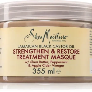 Nézd meg most Shea MoistureJamaican Black Castor Oil Strengthen & Restore erősítő maszk hajra