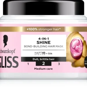 Ne maradj le SchwarzkopfGliss Liquid Silk maszk az erős és fénylő hajért
