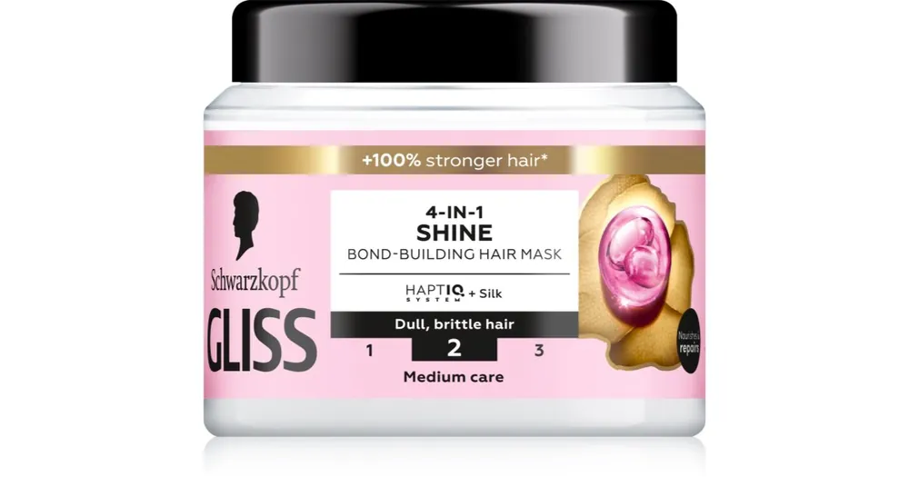 Ne maradj le SchwarzkopfGliss Liquid Silk maszk az erős és fénylő hajért