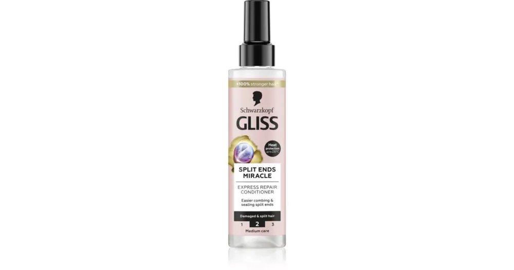 SchwarzkopfGliss Split Ends Miracle öblítés nélküli kondicionáló a töredezett hajvégekre Alacsony ár