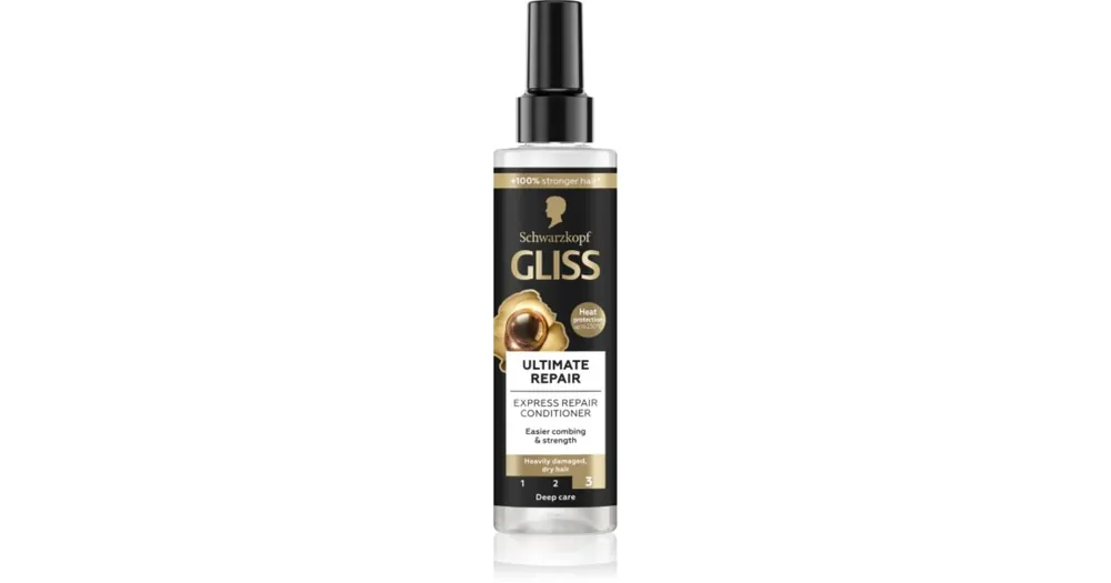 SchwarzkopfGliss Ultimate Repair leöblítést nem igénylő regeneráló kondicionáló száraz és sérült hajra Biztonságos vásárlás
