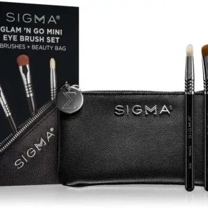 Sigma BeautyBrush Set Glam N Go Ecsetkészlet táskával Korlátozott ajánlat