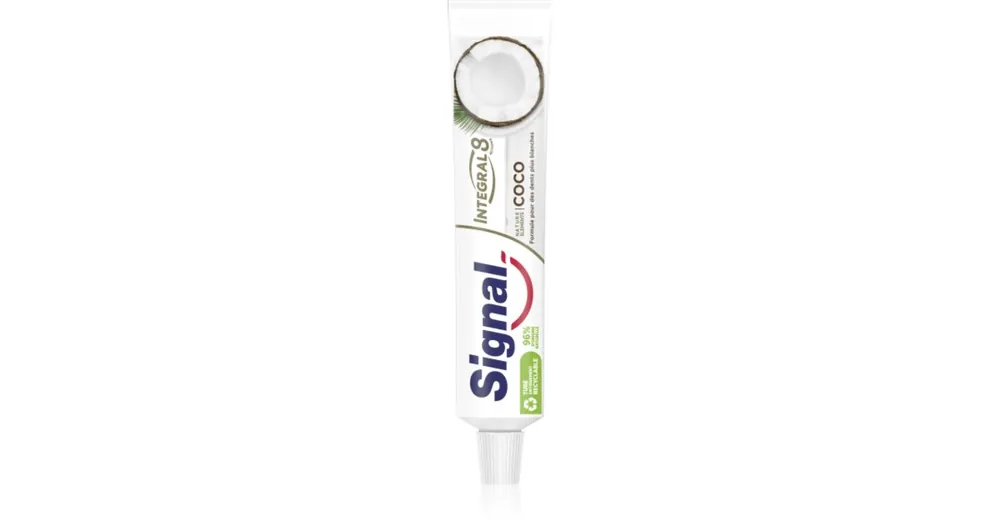 Árcsökkenés SignalNatural Elements Integral 8 Coco White fogkrém