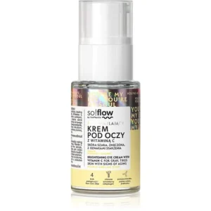 so!flowBrightening Eye Cream With Vitamin C méregtelenítő és élénkítő krém a szemkörnyékre C vitamin Exkluzív ajánlat