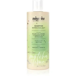 Olcsóbb so!flowMatcha Time Strengthening Shampoo erősítő sampon a gyenge hajra
