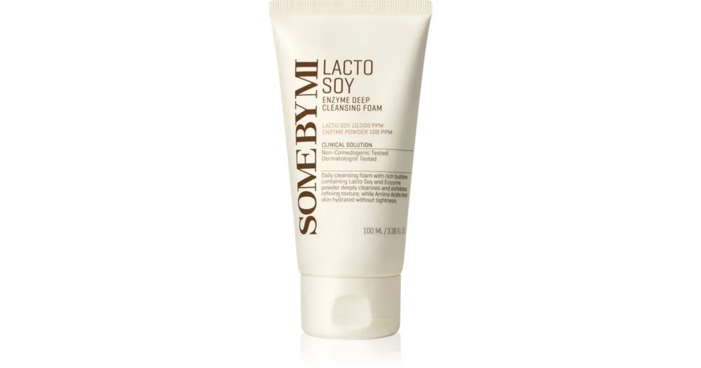 Legkelendőbb Some By MiLacto Soy Enzyme Deep Cleansing Foam mélyisztító hab nyugtató hatással