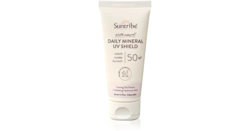SuntribeDaily Mineral UV Shield ásványi napozó krém SPF 50 Korlátozott ajánlat