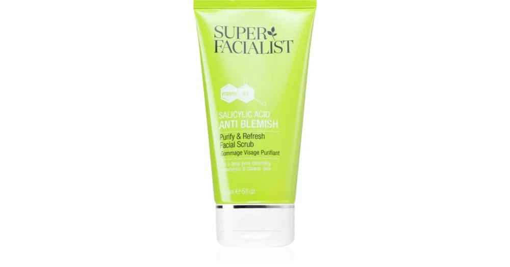 Super FacialistSalicylic Acid Anti Blemish finoman tisztító peeling zsíros és problémás bőrre Expressz kézbesítés
