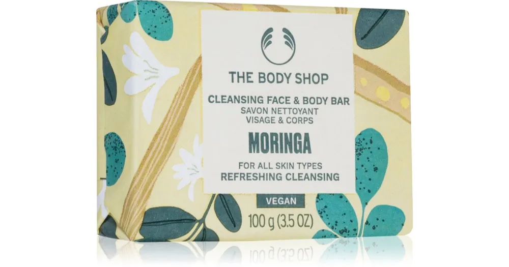 The Body ShopMoringa Cleansing Bar Szilárd szappan arcra és testre Ajánlat