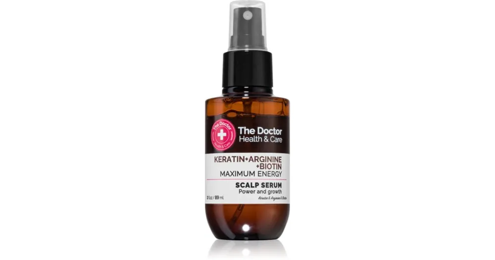 Kiárusítás The DoctorKeratin + Arginine + Biotin Maximum Energy szérum a fejbőrre keratinnal