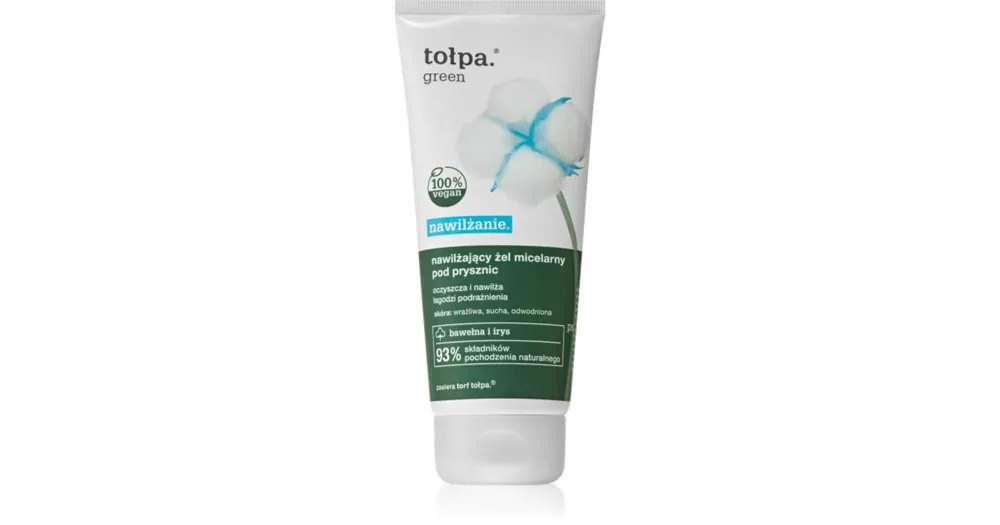 TołpaGreen Moisturizing micellás tusfürdő hidratáló hatással Expressz kézbesítés