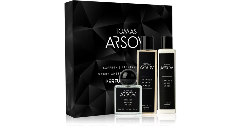 Vedd meg online Tomas ArsovSaffron Jasmine Amber Parfume Gift Set ajándékszett