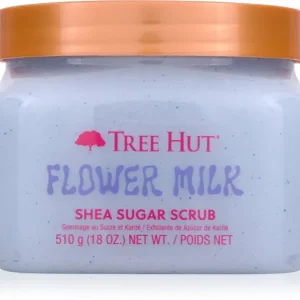 Tree HutShea Sugar Scrub Flower Milk testpeeling Vedd meg most
