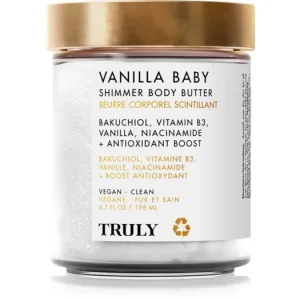 TrulyVanilla Baby intenzív hidratáló testvaj gyöngyházfényű Szuper akció