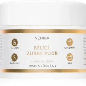 Biztonságos fizetés VeniraWhitening Tooth Powder fogfehérítő por aktív szénnel kókuszzal