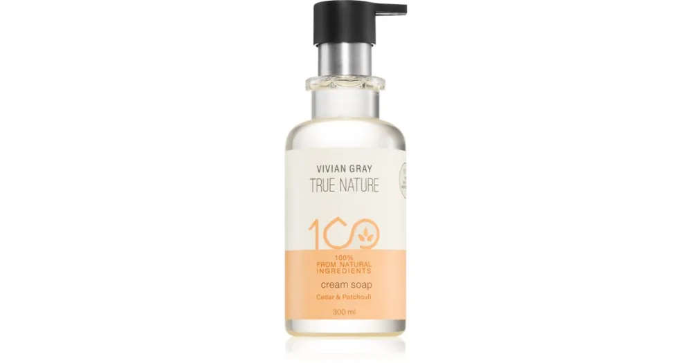 Kihagyhatatlan ajánlat Vivian GrayTrue Nature Cedar & Patchouli tápláló krémszappan