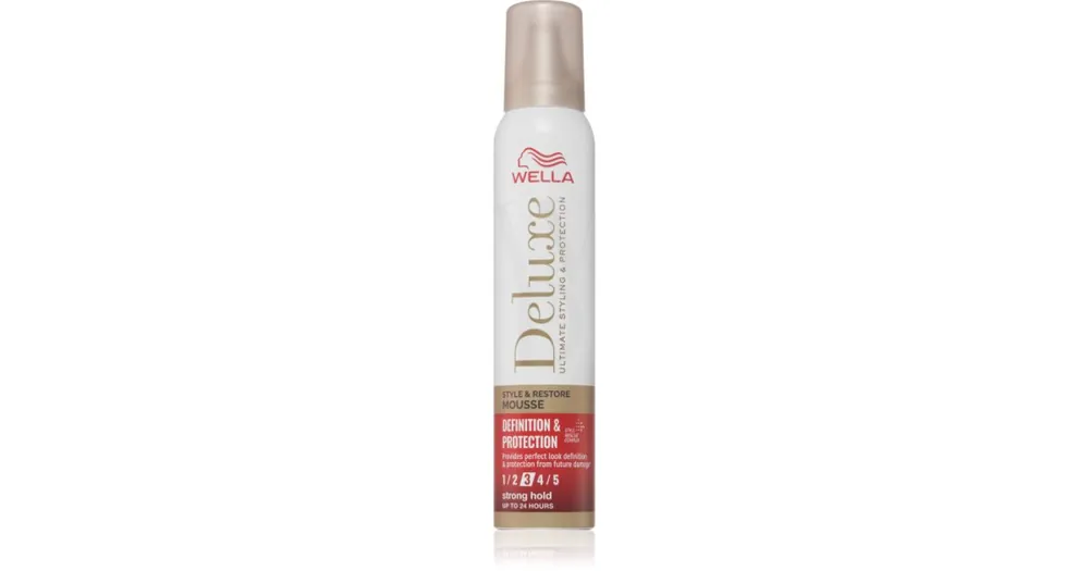 Rendeld meg most WellaDeluxe Definition & Protection fixáló hab a dús hatásért