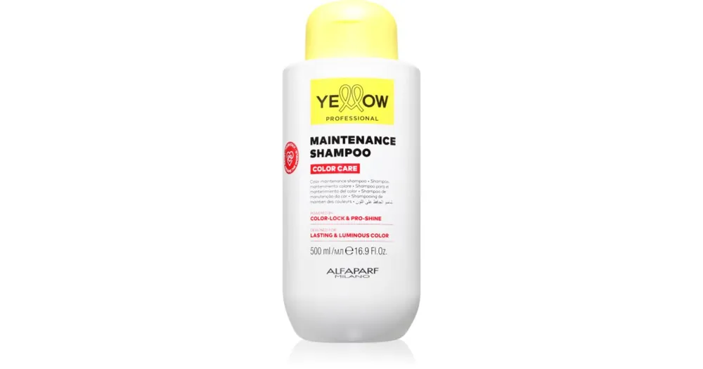 Yellow ProfessionalColor Care Maintenance Shampoo sampon festett hajra Biztonságos fizetés