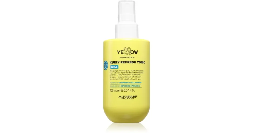 Yellow ProfessionalCurls Curly Refresh Tonic spray göndör hajra Biztonságos fizetés