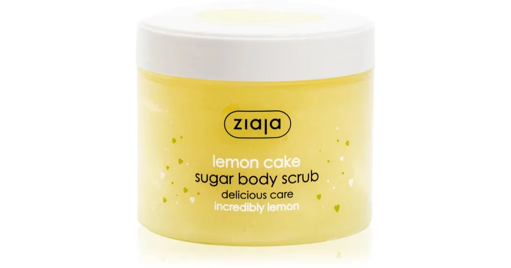 Alacsony ár ZiajaLemon Cake bőrpuhító cukros peeling