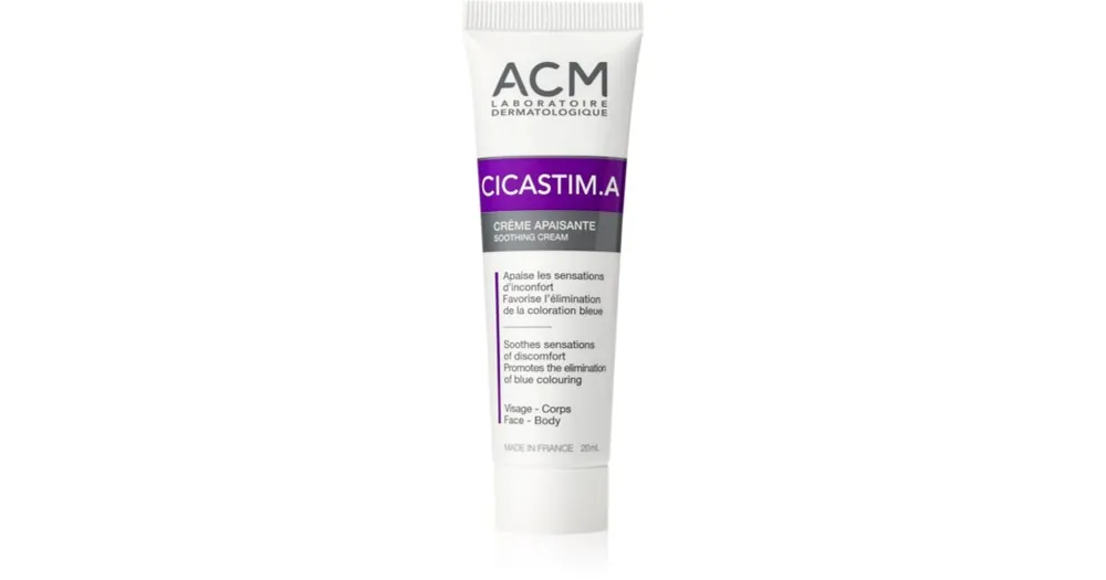 Akciós ár ACMCicastim A Soothing Cream Tápláló nyugtató krém a kék foltok és zúzódások ellen