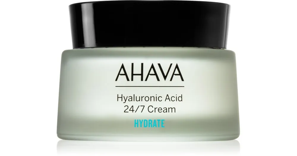 Biztonságos fizetés AHAVAHyaluronic Acid 24/7 Cream mélyen hidratáló krém hialuronsavval