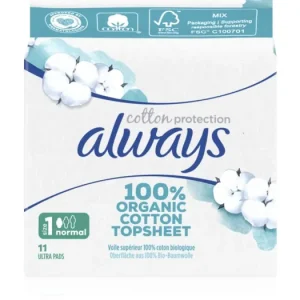 Outlet AlwaysCotton Protection Normal egészségügyi betétek parfümmentes