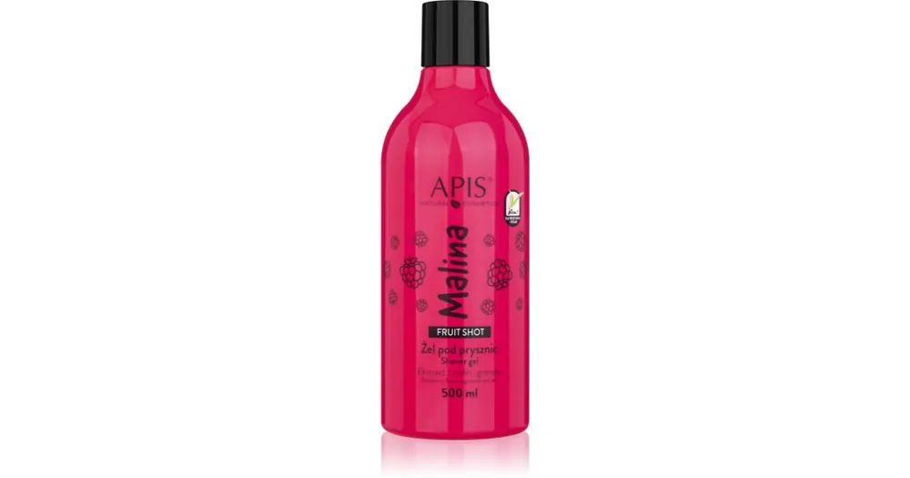 Apis Natural CosmeticsFruit Shot Raspberry tusfürdő gél Expressz kézbesítés