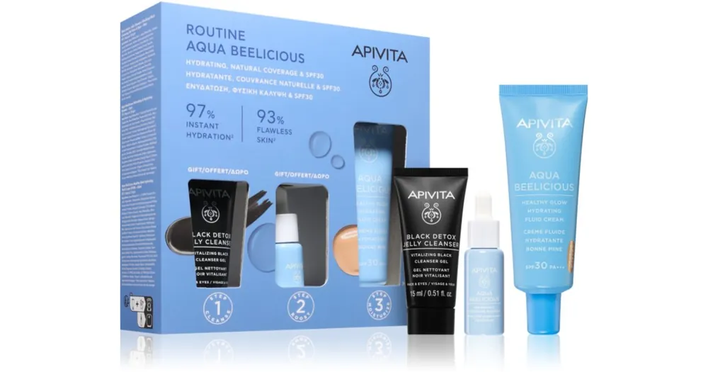 ApivitaAqua Beelicious Hydrating & Natural Coverage Routine Set szett élénk és hidratált bőr Legnépszerűbb