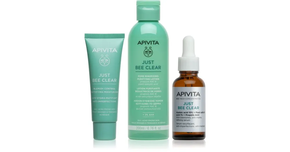 Akciós ár ApivitaJust Bee Clear szett az aknéra hajlamos zsíros bőrre