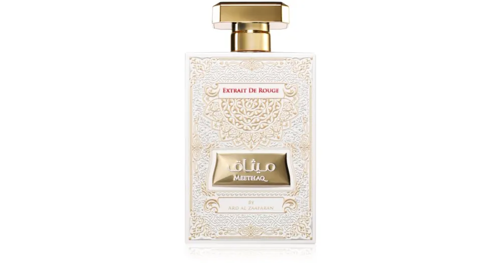 Ard Al ZaafaranMeethaq Extrait De Rouge Eau de Parfum unisex Vedd meg most