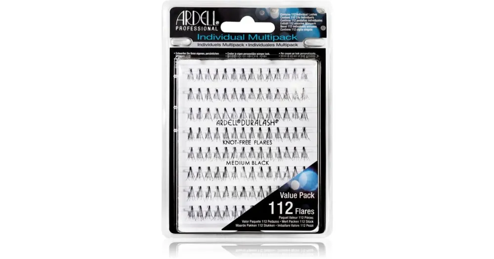 ArdellIndividuals Multipack Csomómentes elválasztott szempillák Szuper akció