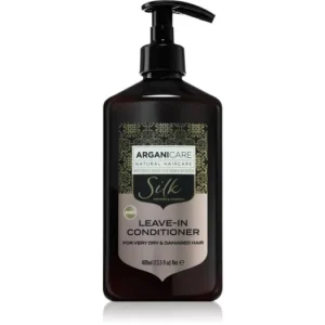 Ne maradj le ArganicareSilk Protein Leave-In Conditioner öblítés nélküli kondicionáló a nagyon száraz és sérült hajra