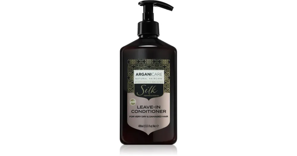 Ne maradj le ArganicareSilk Protein Leave-In Conditioner öblítés nélküli kondicionáló a nagyon száraz és sérült hajra