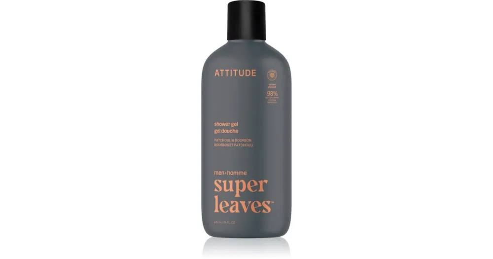 AttitudeSuper Leaves Men Shower Gel tusfürdő gél uraknak Újdonság