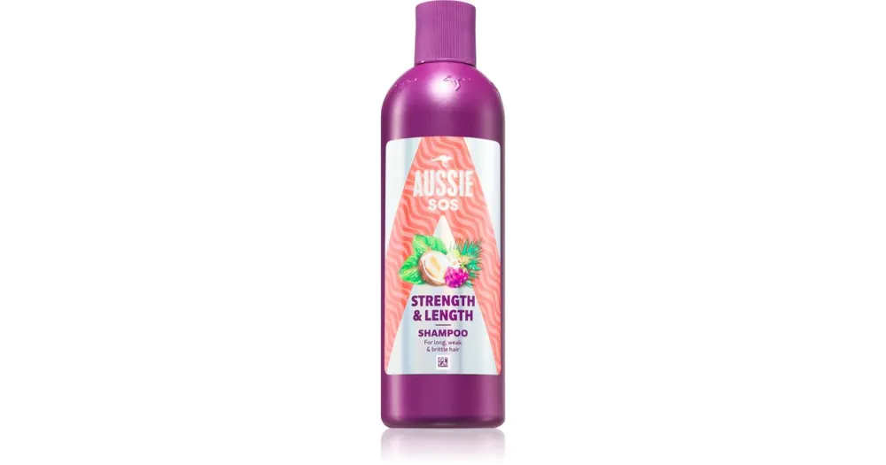 Akció AussieSOS Strength & Length erősítő sampon hosszú hajra