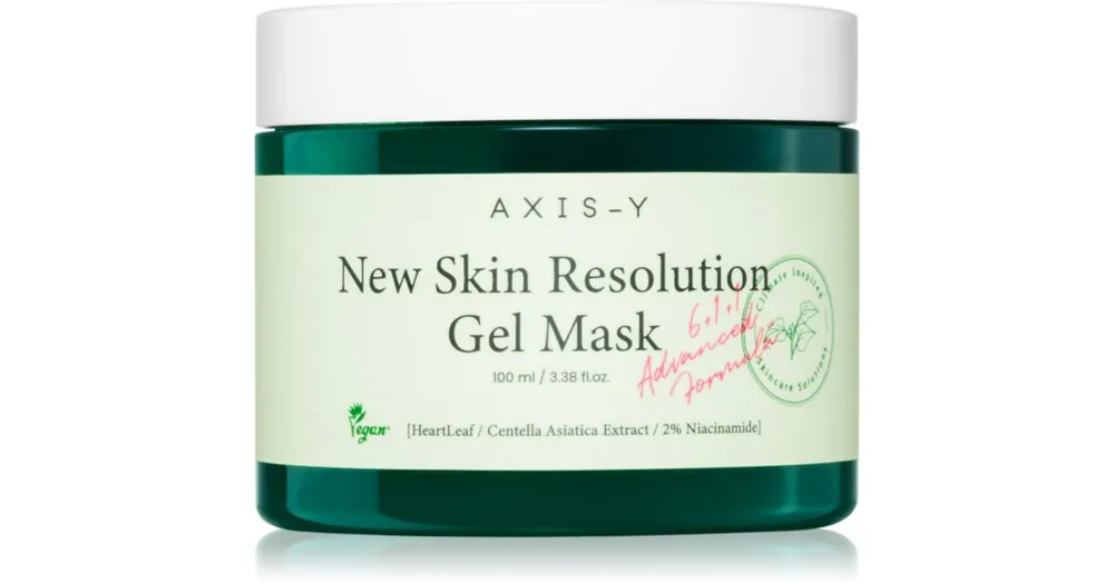 Gyors kiszállítás AXIS-Y6+1+1 Advanced Formula New Skin Resolution Gel Mask bőrnyugtató géles maszk hűsítő hatással